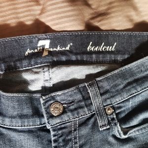 7 For All Mankind boot cut jeans